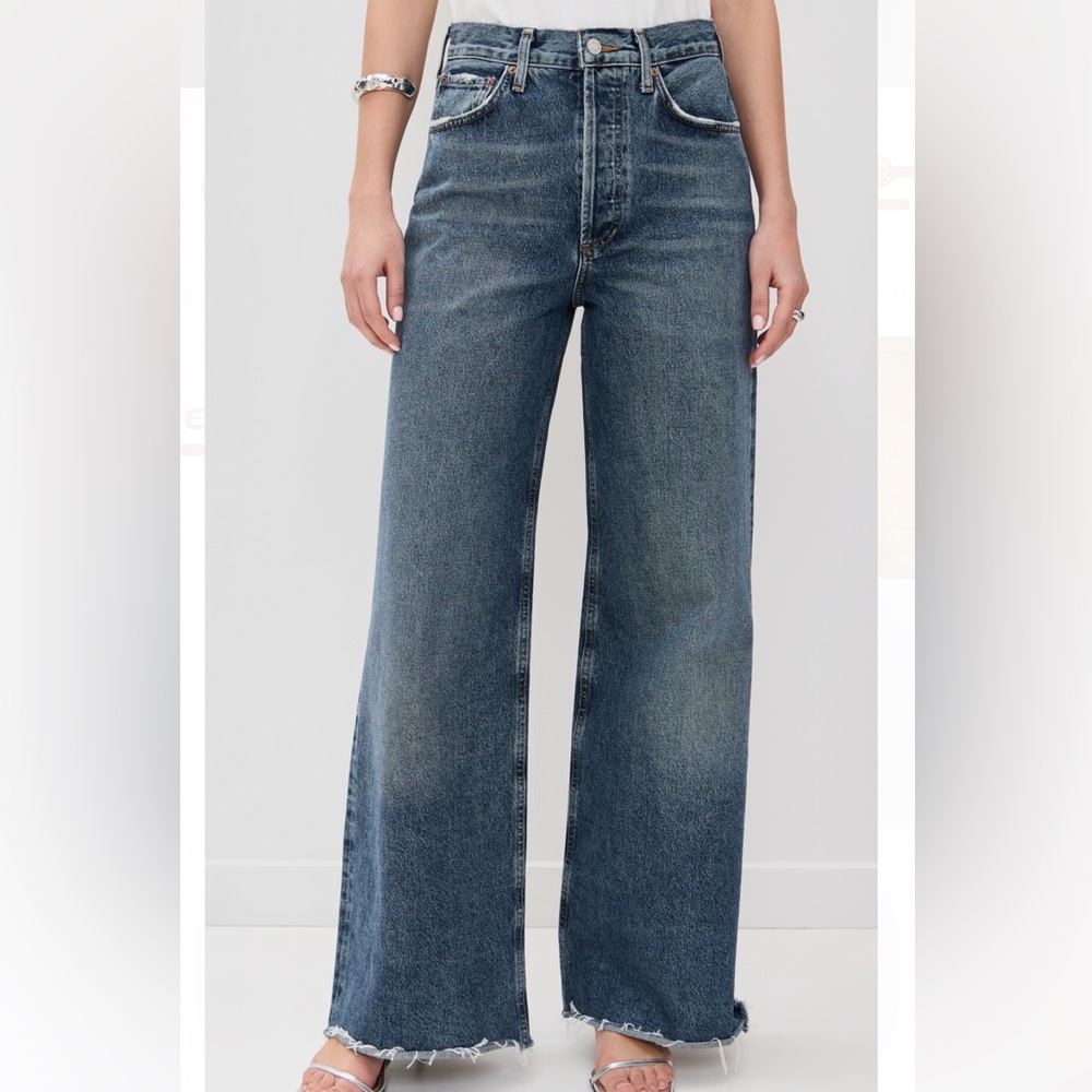 Agolde Dame Jeans size 28 high rise wide leg in control